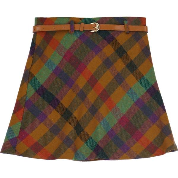 gonne Dixie marrone a quadri