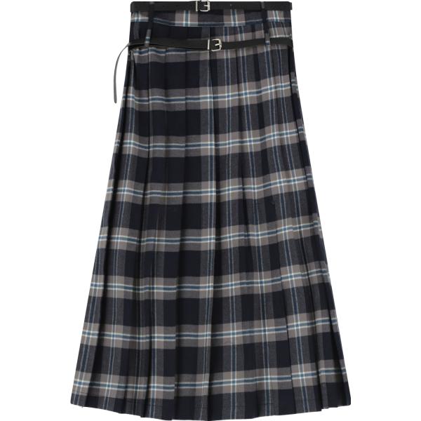 gonne lunghe Dixie nero a quadri