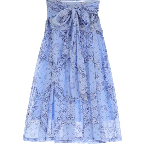 gonne lunghe Dixie blu paisley