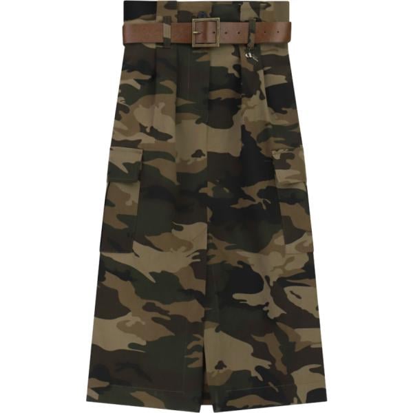 gonne longuette Dixie nero con stampe
