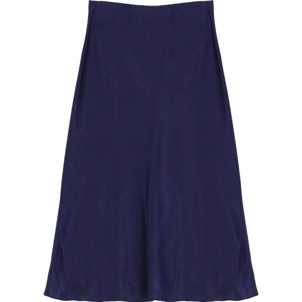 gonne longuette Dixie blu tinta unita