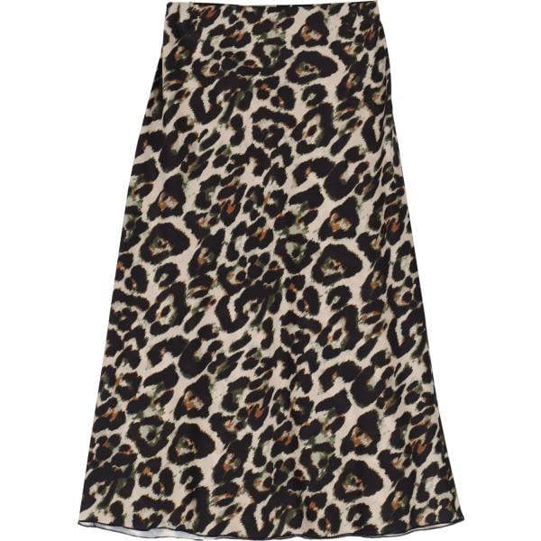 gonne longuette Dixie nero animalier