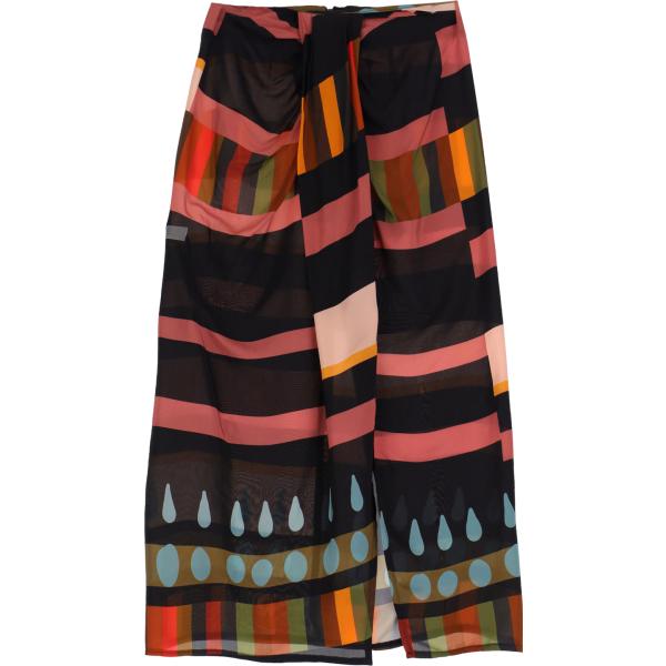 gonne lunghe Dixie nero geometrica