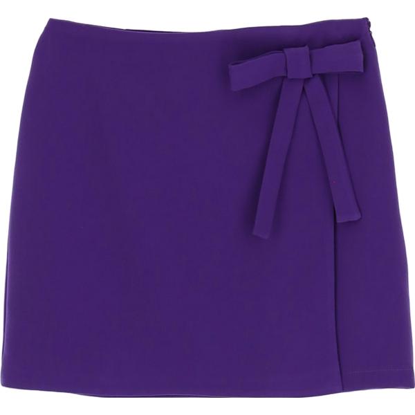 minigonne Dixie viola tinta unita