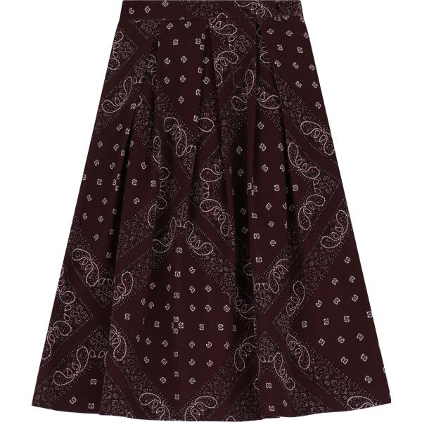 gonne longuette Dixie nero con stampe