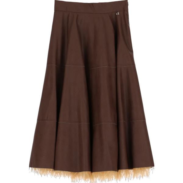 gonne longuette Dixie marrone