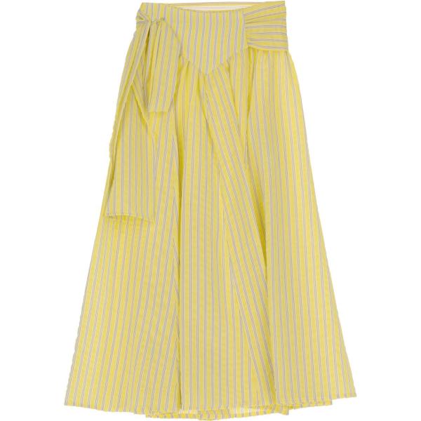 gonne longuette Dixie marrone a righe