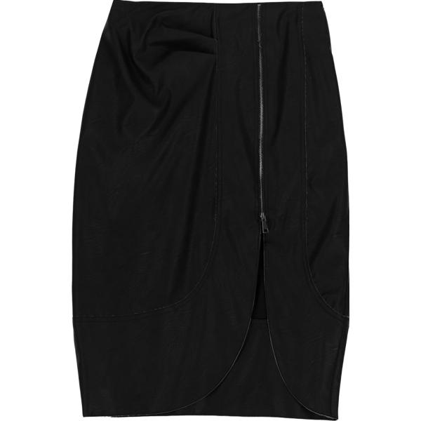 gonne longuette Dixie nero tinta unita