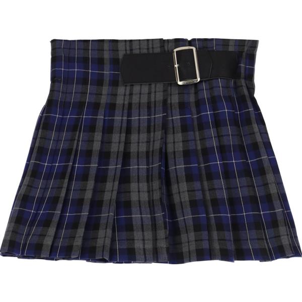 minigonne Dixie blu a quadri