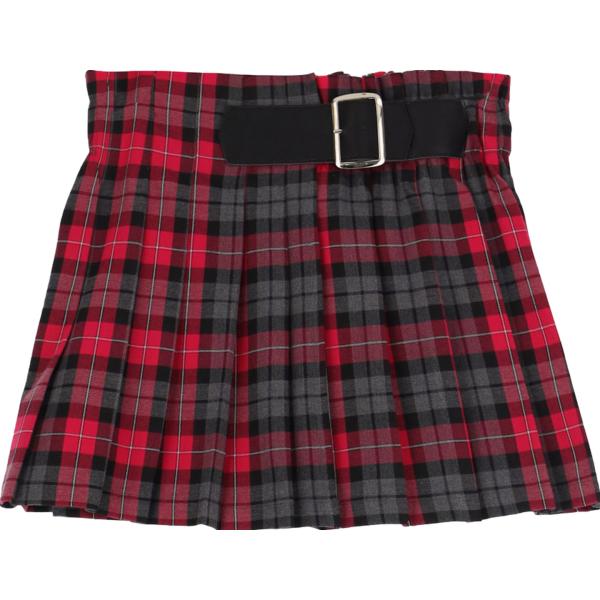 minigonne Dixie rosso a quadri