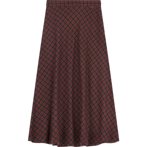 gonne lunghe Dixie marrone a quadri