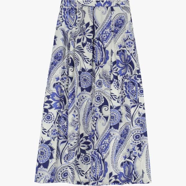 gonne longuette Dixie grigio paisley