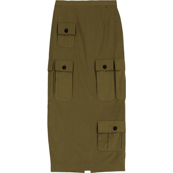 gonne lunghe Dixie marrone tinta unita