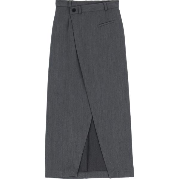 gonne lunghe Dixie grigio tinta unita