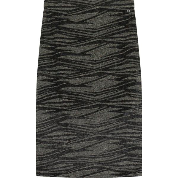 gonne longuette Dixie grigio con stampe
