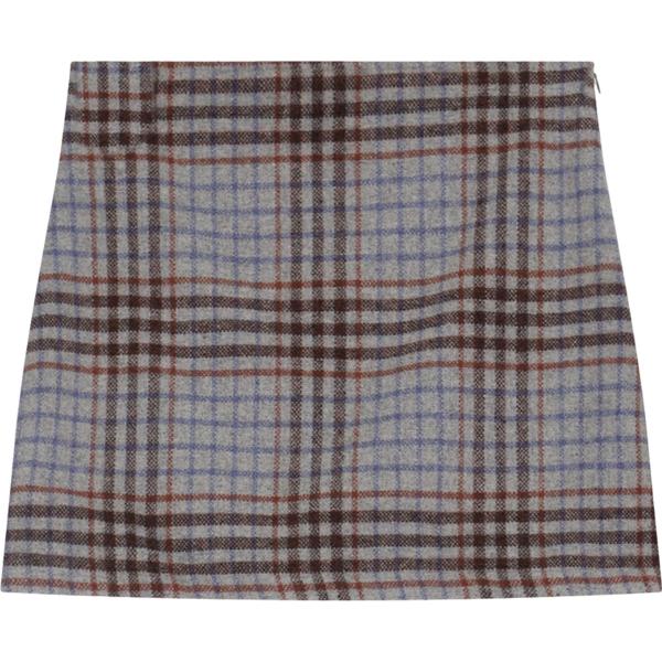 minigonne Dixie grigio a quadri