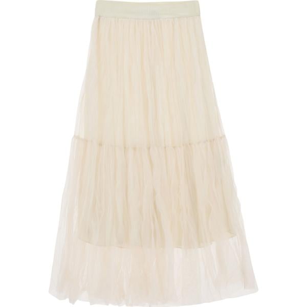 gonne longuette Dixie bianco