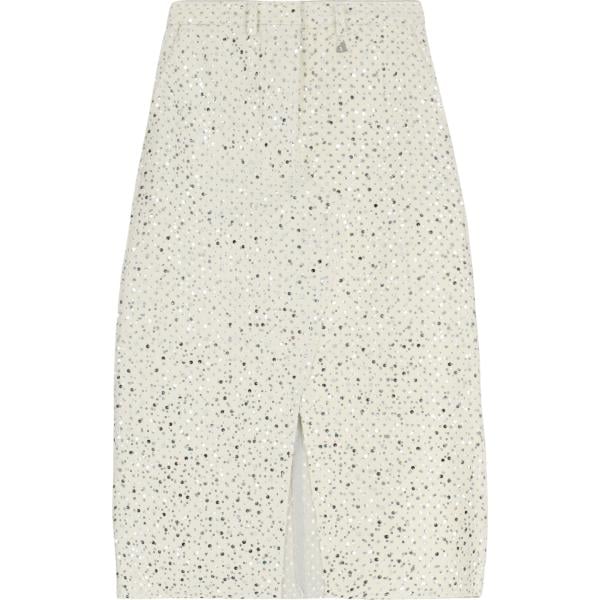 gonne longuette Dixie bianco tinta unita