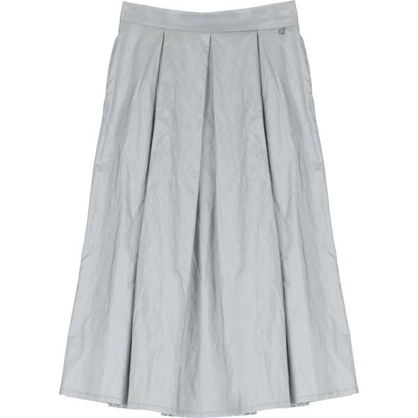 gonne longuette Dixie grigio tinta unita