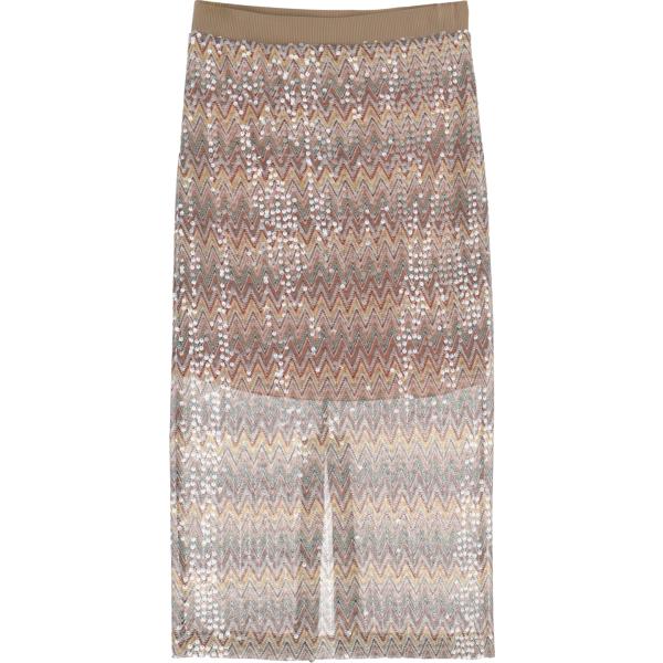 gonne longuette Dixie viola geometrica