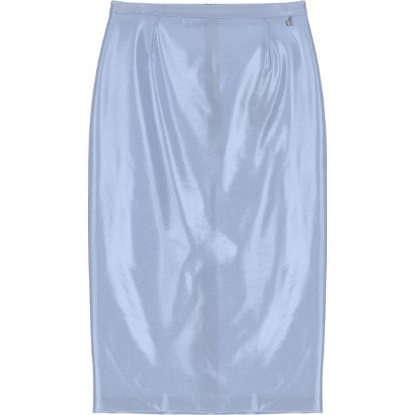 gonne longuette Dixie blu tinta unita