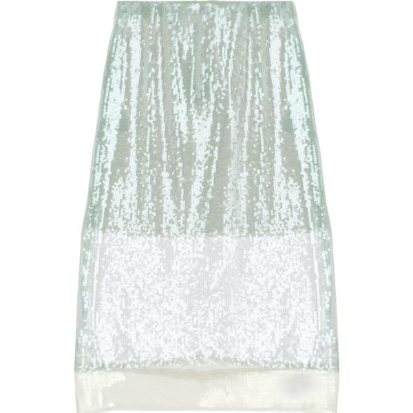 gonne longuette Dixie bianco tinta unita