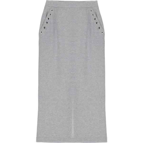gonne longuette Dixie grigio tinta unita