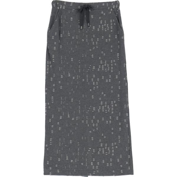 gonne lunghe Dixie grigio a pois