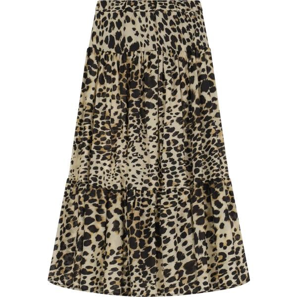 gonne lunghe Dixie nero animalier