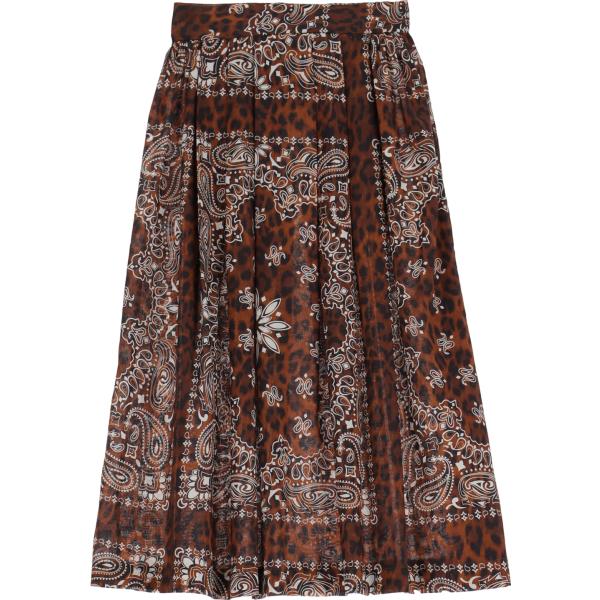 gonne lunghe Dixie marrone paisley
