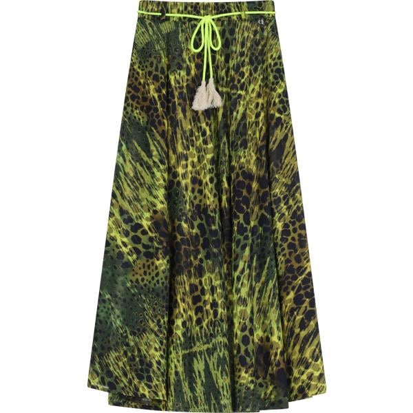 gonne lunghe Dixie nero animalier