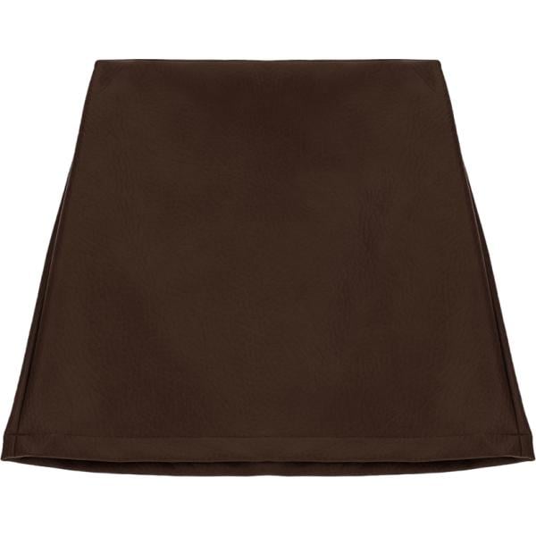 Minigonna da donna in marrone scuro corto a vita alta Dixie Dixie