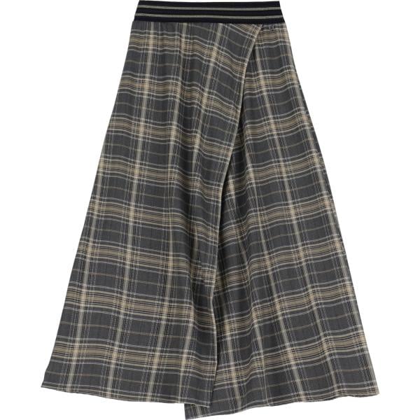 gonne lunghe Dixie grigio a quadri