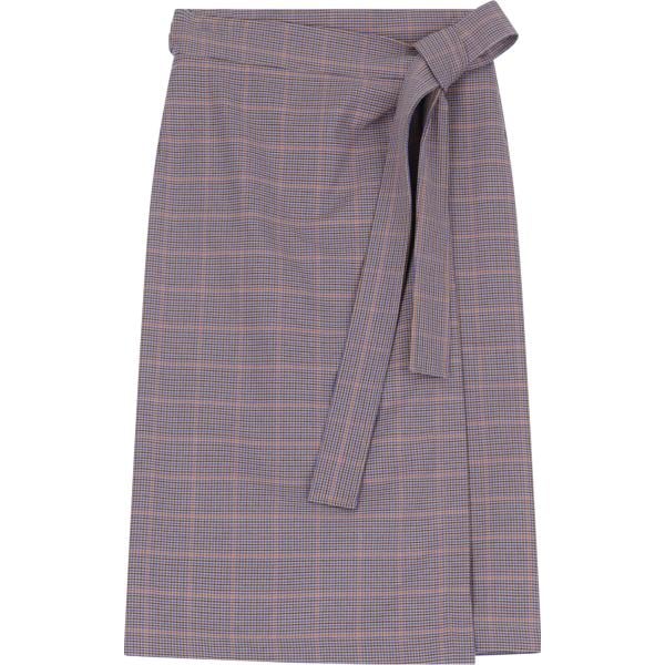 gonne longuette Dixie viola con stampe