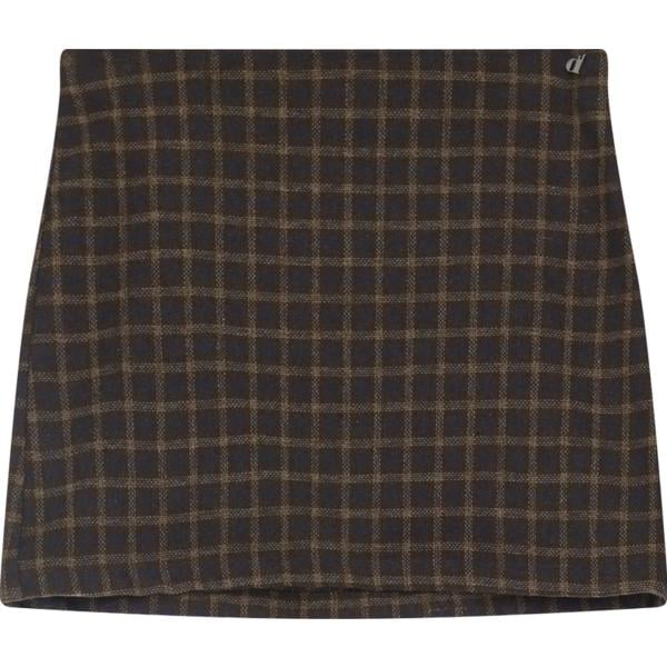 minigonne Dixie marrone a quadri