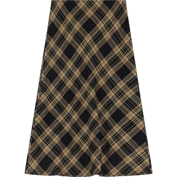 gonne lunghe Dixie marrone a quadri