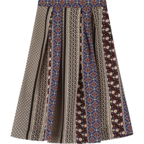 gonne Dixie marrone con stampe