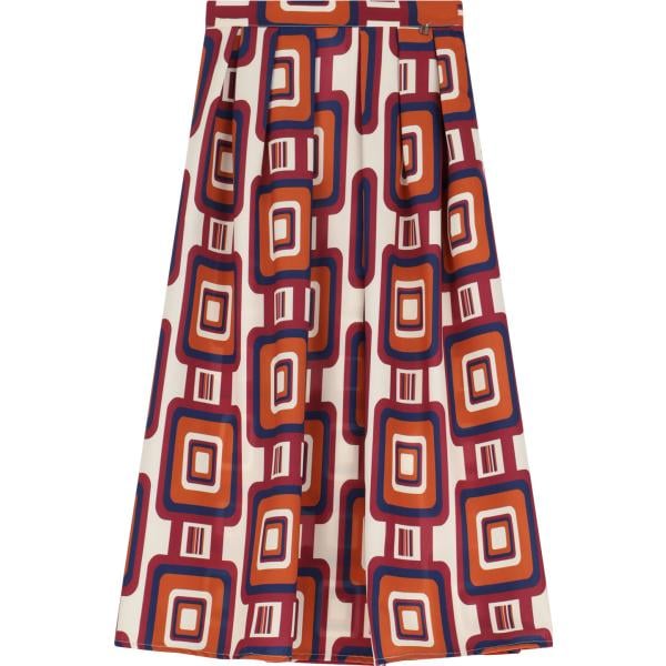 gonne longuette Dixie multicolore con stampe