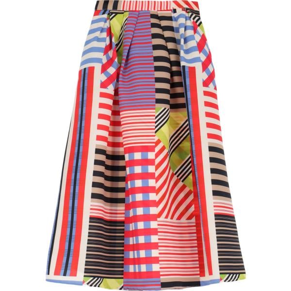gonne longuette Dixie multicolore a righe