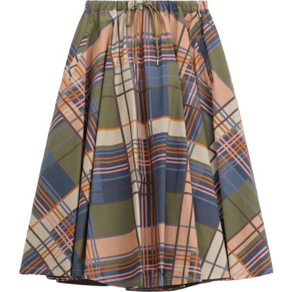 gonne lunghe Dixie marrone a quadri