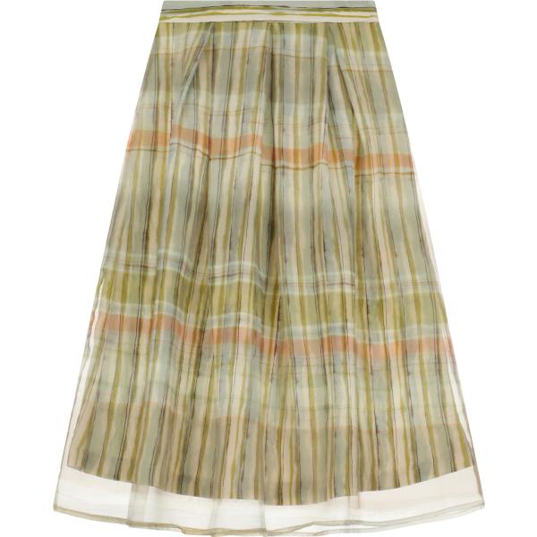 gonne lunghe Dixie verde a righe