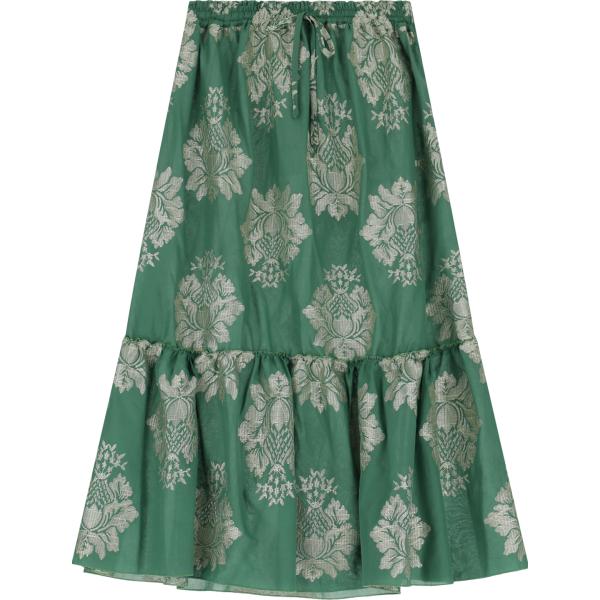 gonne lunghe Dixie verde a fiori