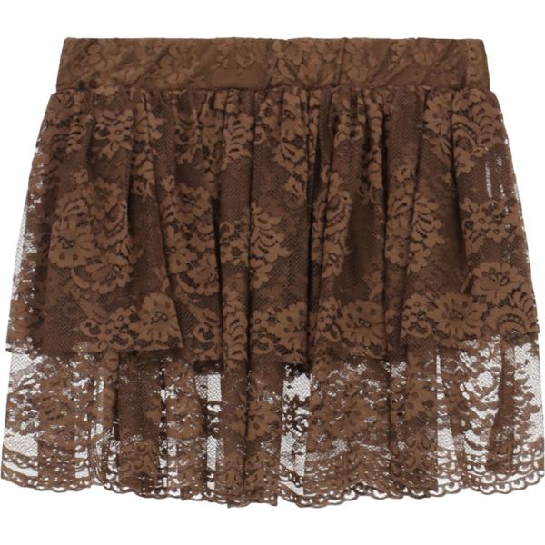 minigonne Dixie marrone a fiori