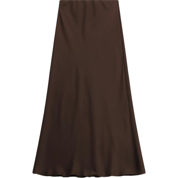 gonne lunghe Dixie marrone tinta unita