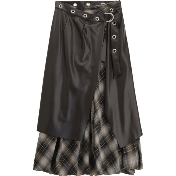 gonne lunghe Dixie marrone a quadri