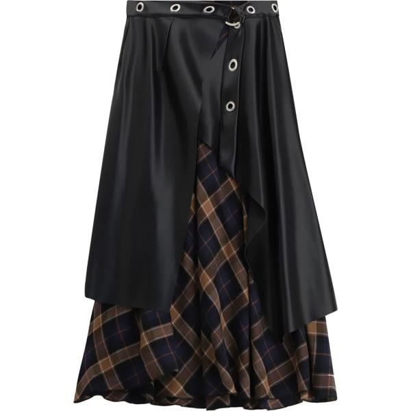 gonne lunghe Dixie nero a quadri