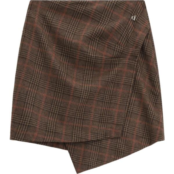 minigonne Dixie marrone a quadri