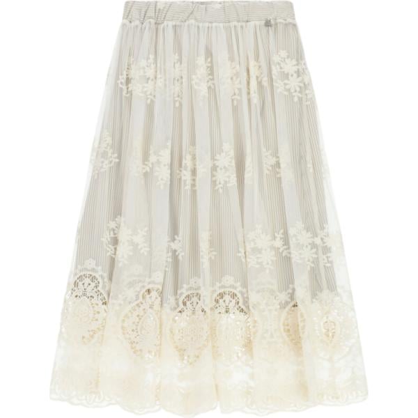 gonne longuette Dixie bianco