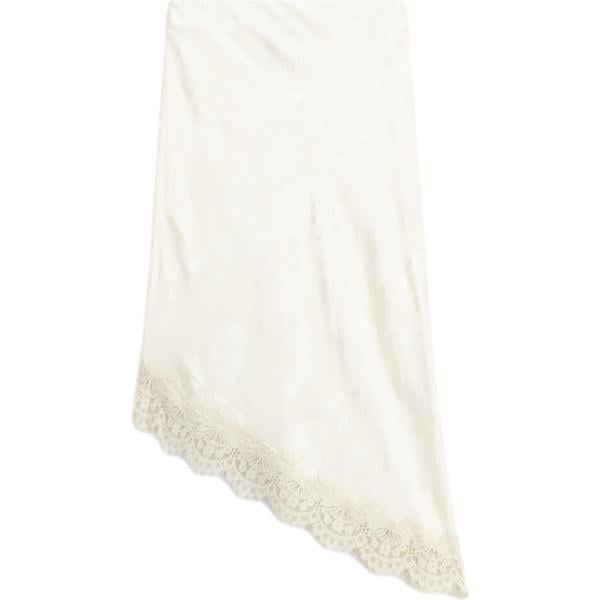 gonne longuette Dixie bianco con stampe