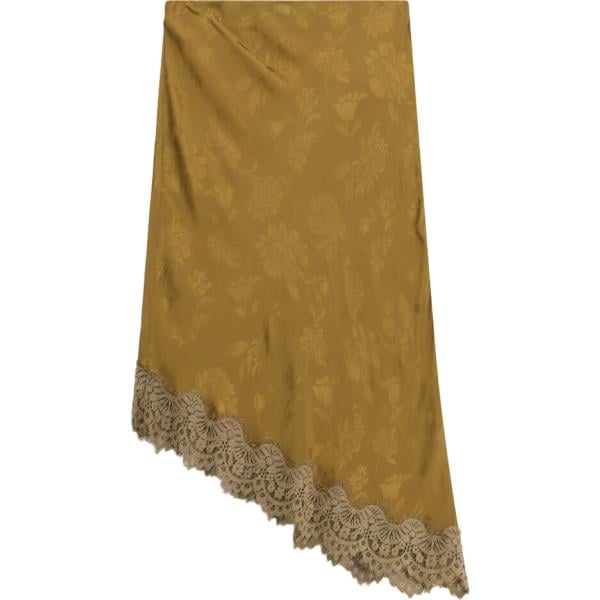 gonne longuette Dixie marrone con stampe